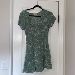 PACSUN Green floral dress